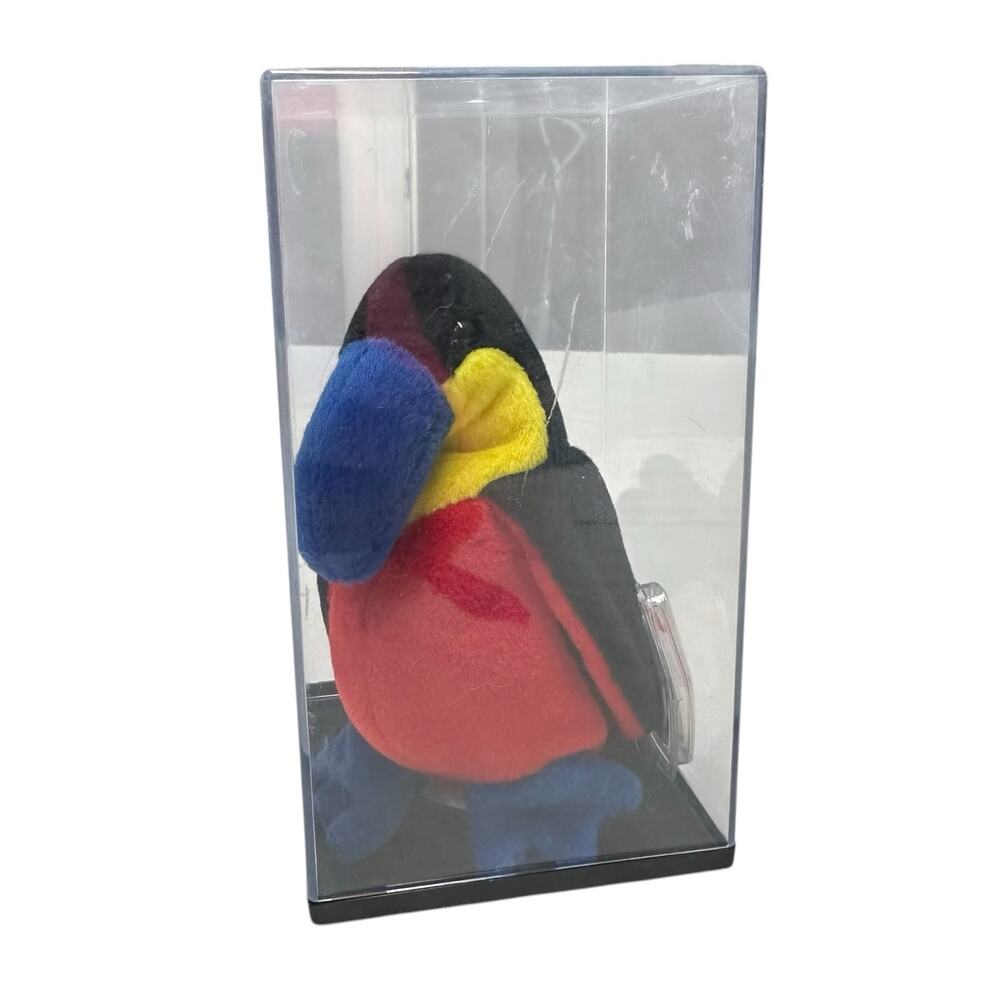 Vintage Ty Beanie Baby KIWI the Toucan Bird Waterlooville Hants No Star Tag New